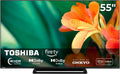 TOSHIBA 55UF3F63DAR, TV'er, TV 55 tommer Smart TV Fire TV 4K UHD TV Dolby Vision HDR & Dolby Atmos, Sound by, Sort, 4K, 139 cm