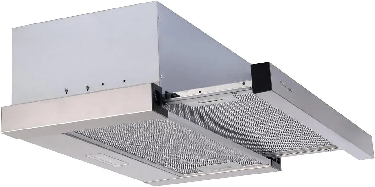 Rosenstein & Söhne, Udtræksemhætter, afstandsfilter, Sølv, 60 cm, 65 w, 2 L, 1, 5 w