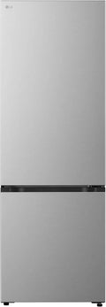 LG GBBW322DPY, Køle-/fryseskabe, Fit & Max kombineret køleskab, bredde 70 cm, klasse C, smart køling med AI Fresh, Sølv, 70 cm, 465 l
