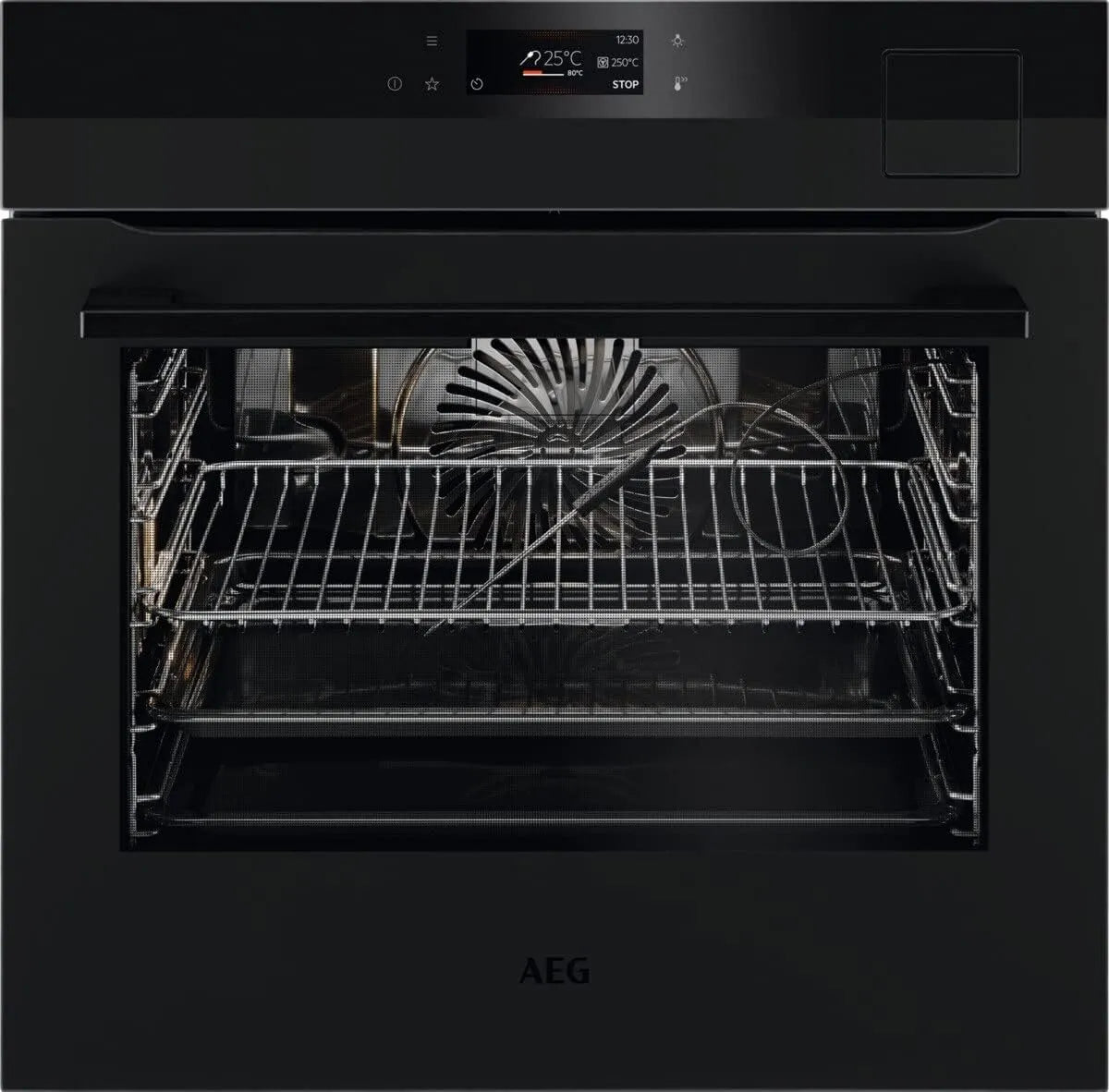AEG BSK792280T, Dampovne, (944188653) Dampeovn, Sort / sølv