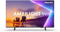 PHILIPS 43PUS8450, Tv-afspillere og dvd-afspillere, 12 AMBILIGHT sort, Sort, 4K, QLED, 2 x 10 W