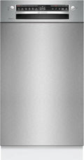 Bosch SPU4HMS10E, Opvaskemaskiner, 60 cm, Serie 4, Smarter Underbygning Opvaskemaskine 45 cm, Bestik skuffe, Ekstra, Sølv, 45 cm, 81, 5 cm