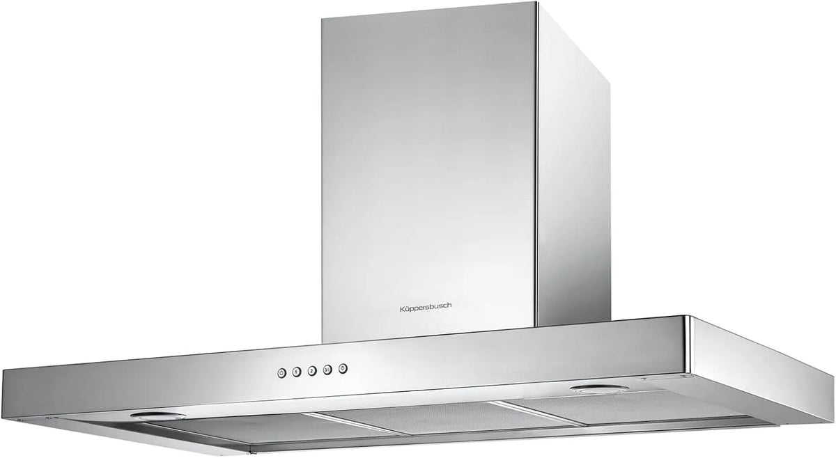Küppersbusch K-SERIES.3 SERIES.3, Væghængte emhætter, DW 9340.1 E K- Væghætte 90 cm rustfrit stål, Sølv, 3 V, 90 cm, 69 dB