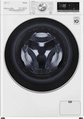 LG F4WV709P1E, Vaskemaskiner, vaskemaskine (9 kg, energi klasse A, 1.400 rpm) med AI Wash (AI DD), TurboWash, Hvid, 4W, 9 kg, 1.400 rpm, 4 v