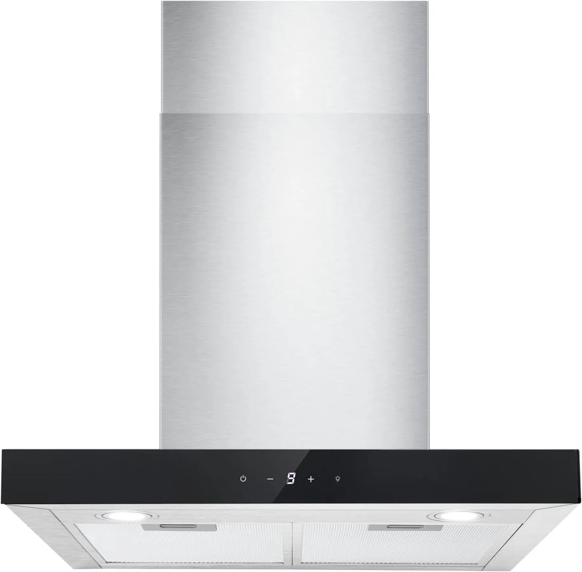 TopStrong, Væghængte emhætter, Område hætte 60cm, rækkevidde med 700 m3 / h luftstrøm, rustfrit stål, 9 trin, Sølv, 60cm, 2W, 9 v, 1, 5 W