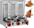 Generisch, Rotisserie-ovne, Gas keener maskine, rotisserie slagtekyllinger med temperaturindstilling 50-300 °, Sort, 5, 9 kg, 1 g, 2 cm