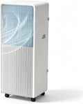 Generisch, Mobile klimaanlæg, Bærbar aircondition, 14000 BTU til 250 m2, med fjernbetjening, affugter og, Hvid, 14000 BTU, 48 dB, 10.000 BTU