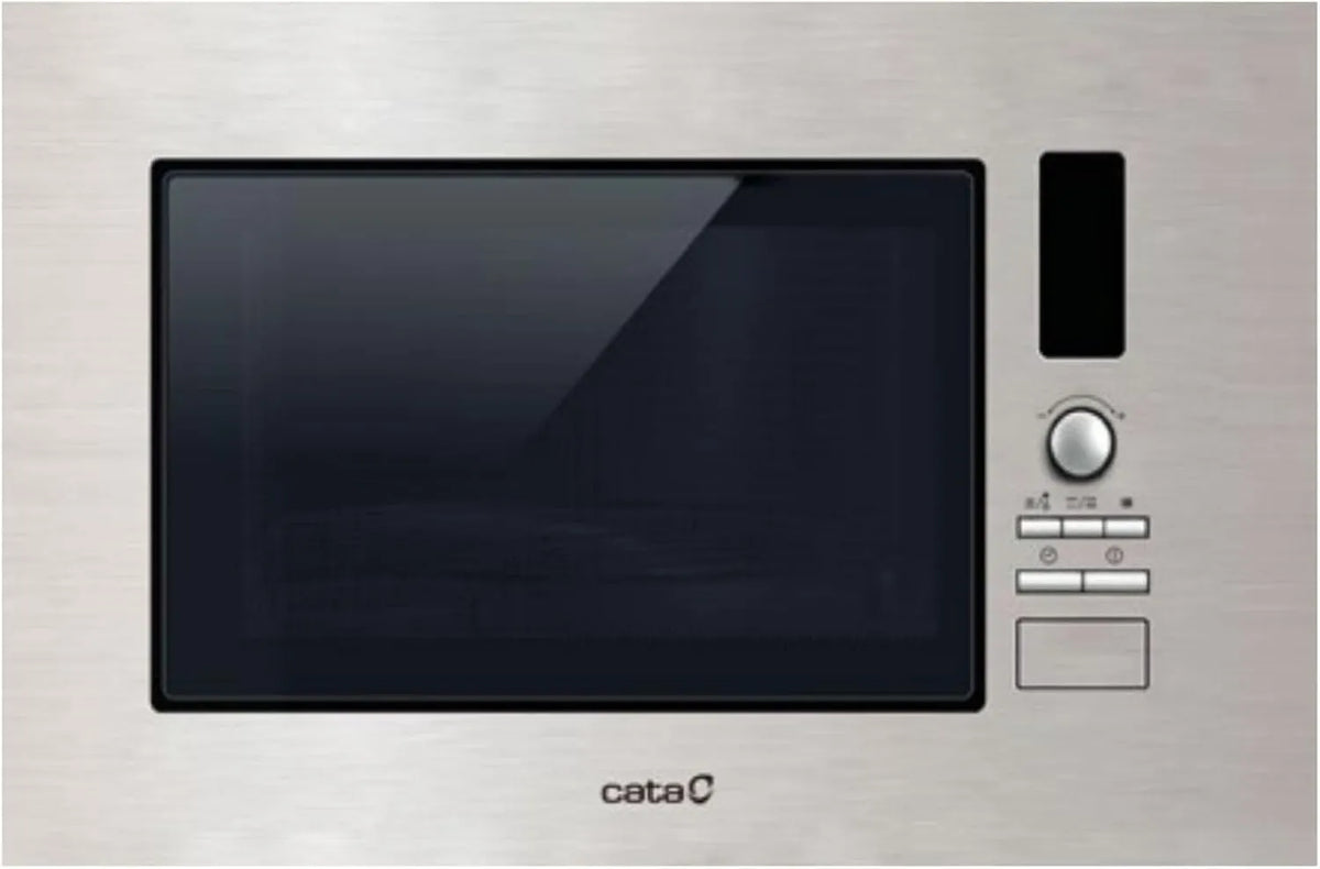 CATA, Mikrobølger med Oven & Grill, MC 20 D X Bygning i mikroovn, 20 liter, 60 cm, grill, 7 kraftniveauer, rustfrit, Sølv / grå, 20 l