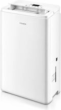 FOHERE 24h-Timer 30L/24h, Luftaffugtere, luft affugter 30L / 24h med WLAN app, værelse affugter op til 50 m2 / 135 m3 til, Hvid, 30L