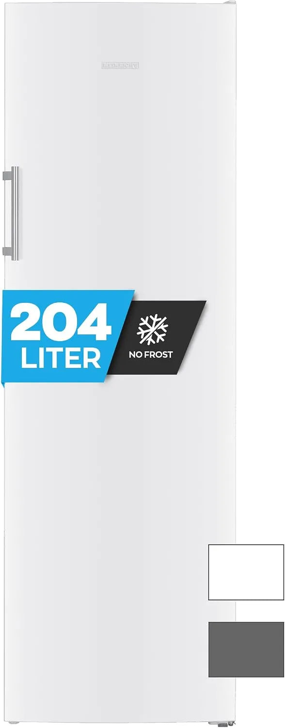 Heinrich´s, Fryseskabe, Heinrich Mesters fryser 204L temperatur: -14 ° C ~ -22 ° C, volumen, fryser, no, Hvid, 204L, 39 dB, 177 kW, 5L