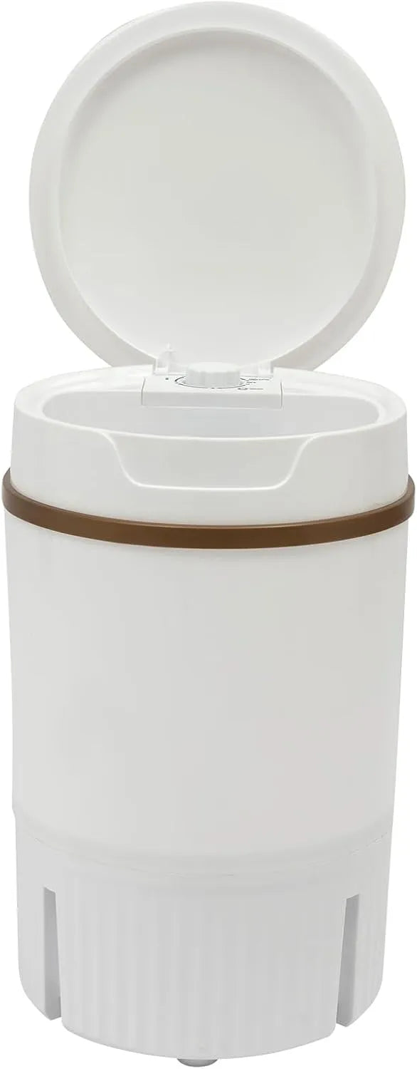 Kazafa IPX4, Mobile vaskemaskiner, Minivaskemaskine, 4.5L bærbar vaskemaskine med tørreturv, vandmodstandsgrad, Hvid, 4.5L, 260 W, 1, 19 g