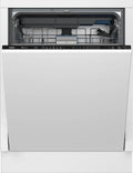 Beko BDIN36561P, Opvaskemaskiner, 60 cm, build- in opvaskemaskine 60 cm, 15 tailor- made indstillinger, tidskode, Hvid