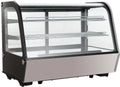 GastroHero KV-160, Kølemontrer, Cooling udstillingsvindue 160 L, buet forrude, Sort, 160 L