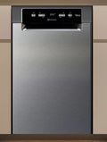 Bauknecht BK6UC11BS7A0X, Opvaskemaskiner, 45 cm, delvist integreret opvaskemaskine (45 cm) / ActiveDry / Sensor program /, Sølv, 63 kW