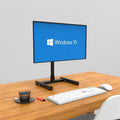 GLDYTVF, Stativfødder, Universal TV stand, TV fod, velegnet til 17-24 tommer TV, robust metalfod, Sort, 5 kg, 40 cm, 100 x 100 mm