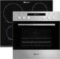 Bauknecht, Kogeplader, HEKO 7710 IN build- in stove- madlavning felt kombination / A / madlavning felt, Sølv, 38 kg, 600x560x550mm