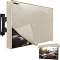 HOMEYA 600D, Skærmbeskyttelse til TV, Udendørs TV Cover 80- 85 inches, Heavy Duty Vandtæt & vejrfast TV skærm, Sort, 85 inch, 190 cm, 114 cm