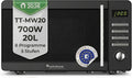 TurboTronic By Z-LINE TT-MW20, Multifunktionelle mikrobølgeovne, TurboTetron- Digital mikrobølgeovn, Sort / sølv, 700 W, 20L, 1150W