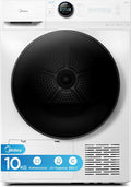 Midea MD20EH100WB-A3 MD20EH100WB, Varmepumpetørretumblere, A3 Varmepumpetørrer / 10 kg / EEK A + + + / UV-hygiejne / crackbeskyttelse / blød, Hvid