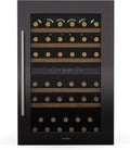 Klarstein R600a, Vinskabe, Vinsider 57 Duo Vin Køleskab 2 Zoner - 57 Flasker, 5-22 ° C, Stille 38 dB, Sølv, 38 dB, 22 g, 143 l, 59 x 56