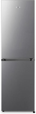 Gorenje NRK418DCS4, Køle-/fryseskabe, køleskabe-fryser kombination, 182cm høj, 256 liter (171L plus 85L), Total, Sølv, 182cm, 256 l, 171L, 85L