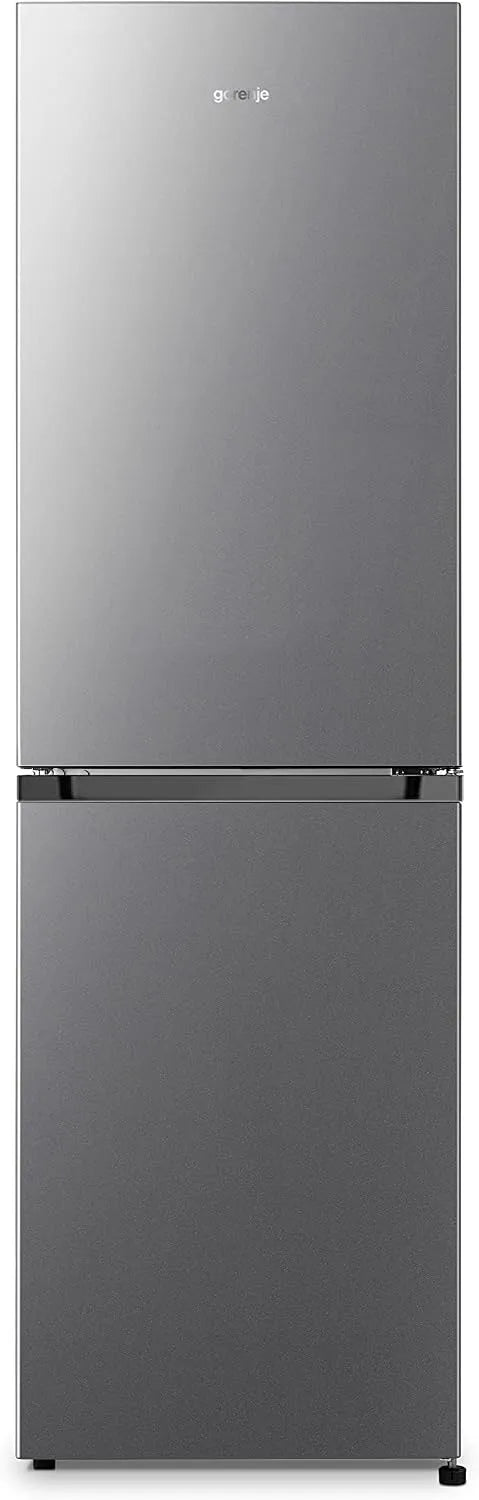 Gorenje NRK418DCS4, Køle-/fryseskabe, køleskabe-fryser kombination, 182cm høj, 256 liter (171L plus 85L), Total, Sølv, 182cm, 256 l, 171L, 85L