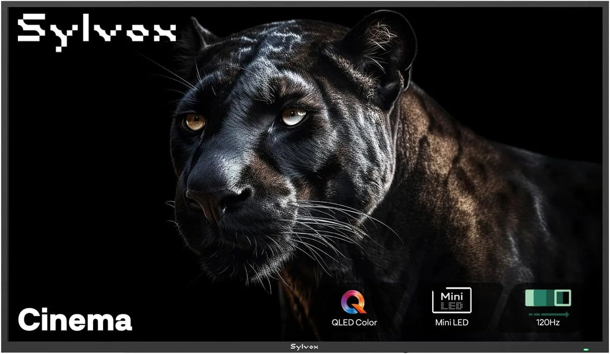 SYLVOX, TV'er, Outdoor TV, 55 'Mini LED QLED TV Outdoor, IP55 Vandtæt, Sort, 55 ', Mini LED, QLED, 55 V