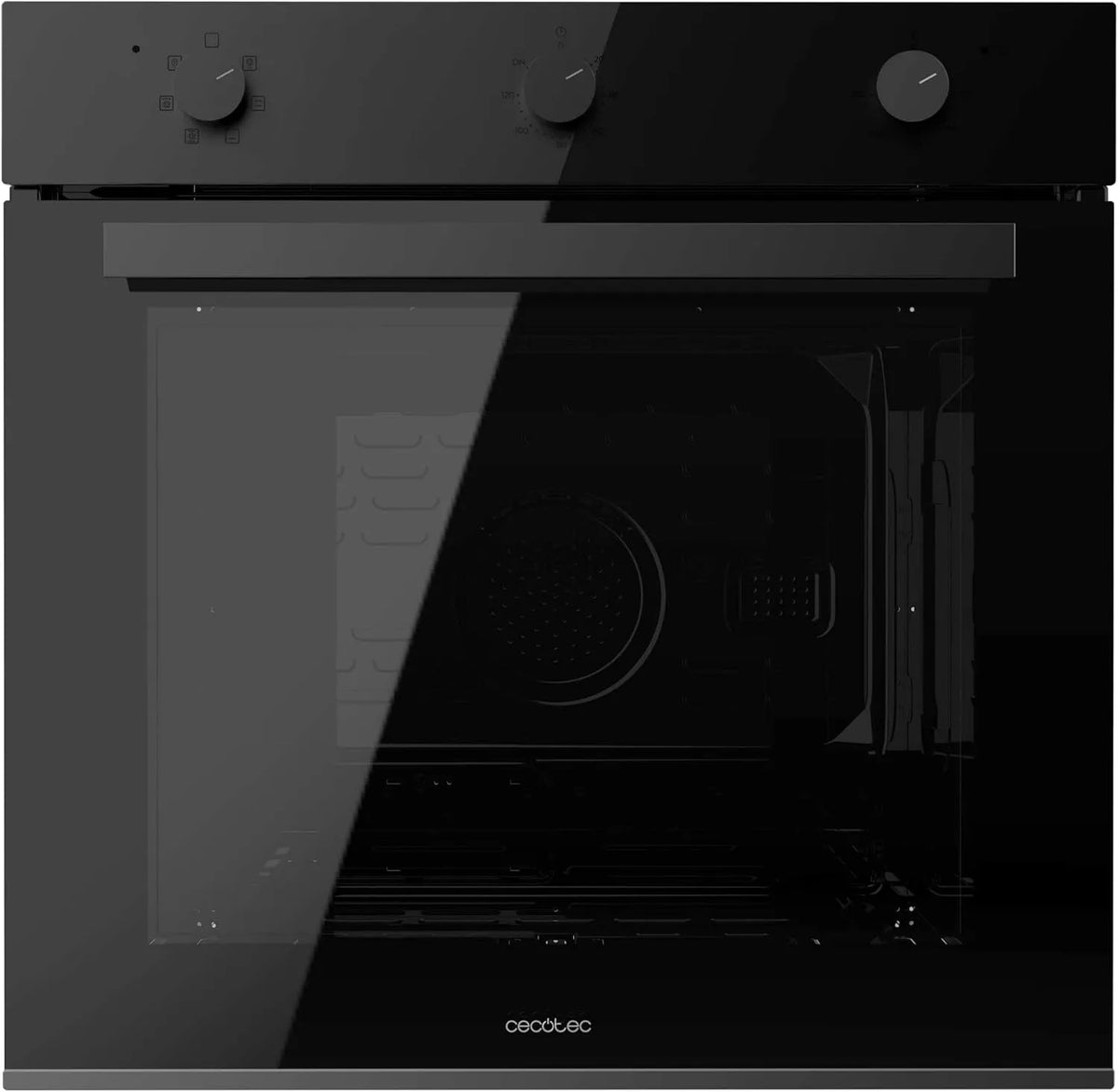 Cecotec M236000, Ovne, Build- in Oven Multifunction 70 L Bolero Hexa Dark Inox Time. Ovn med 6, Sølv, 70 L, 0.8L, 3 g, 2800 W