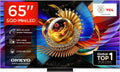 TCL 65Q7D, Bærbare TV'er, Pro SQD Mini LED 65 tommer TV, 4K Smart TV, Google TV, Sort, Mini LED, 4K, 144 Hz, 288 Hz