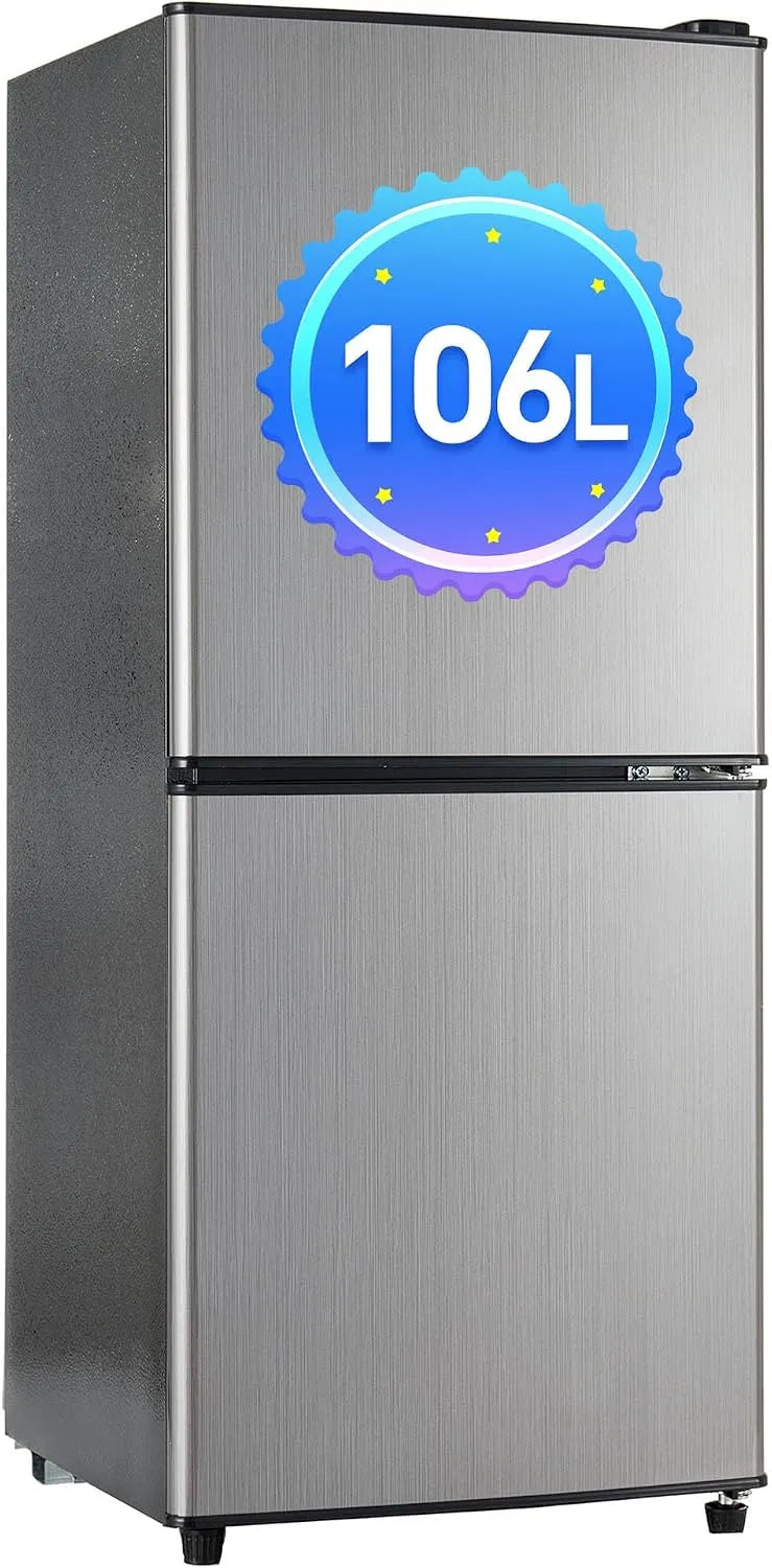 DRIXNO 46L-4-Sterne-Gefrierschrank 60L-K, Køle-/fryseskabe, 106L-Zweizonen-Energiespark 106L to- zone energibesparende køleskab, 60L køleskab