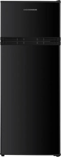 HEINNER HF-H2206BKE, Køle-/fryseskabe, ++ HF- + + Double- dør køleskab 206L - Energiklasser, LED indvendig belysning, Hvid, 206L