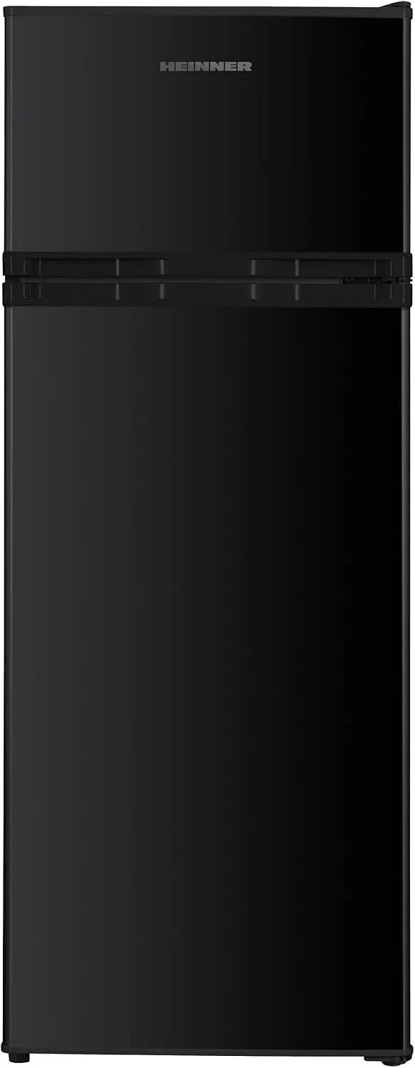 HEINNER HF-H2206BKE, Køle-/fryseskabe, ++ HF- + + Double- dør køleskab 206L - Energiklasser, LED indvendig belysning, Hvid, 206L