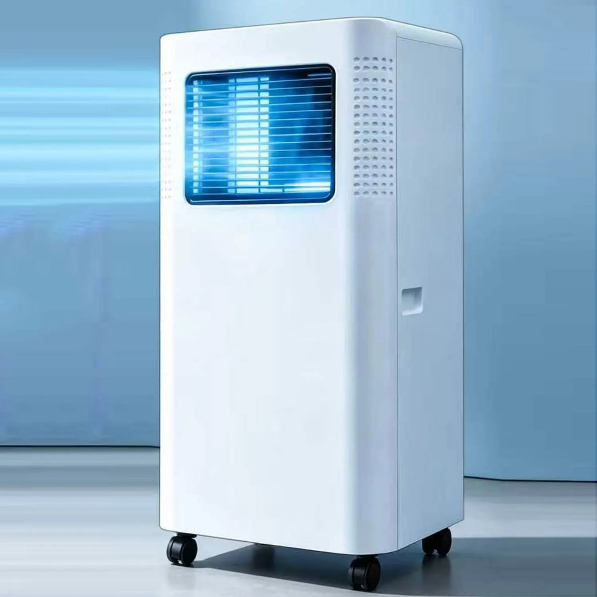 Generic 24-Stunden-Timer, Fordampningskølere, Bærbar aircondition, 12.000 BTU, køler værelser op til 28 m2, stille smart enhed, Hvid
