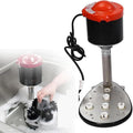BOOZXCV, Gas- tro- skylninger, Automatisk glasskyl til catering, professionel elektrisk glas skyl med 5 børster, Hvid, 240W, 600 g, 7, 5 cm