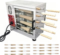 MazmornFly 8-Stationen-Backofen 8-station, Automatiske kagebagere, Industriel elektrisk skorstensbagværk, 3200 W, iswafer og rullemaskine, ovn med